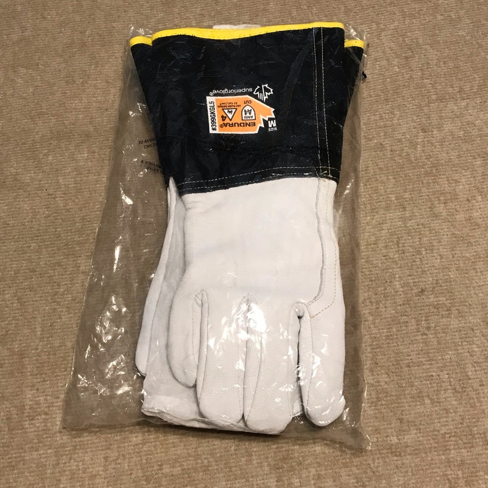 Superior #399GKGL5 Kevlar Endura Grain Goatskin Leather Gloves ARC Flash Medium